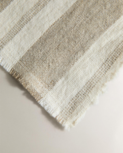 Zara Home скатерть из льна, узор в полоску, 300 200 см