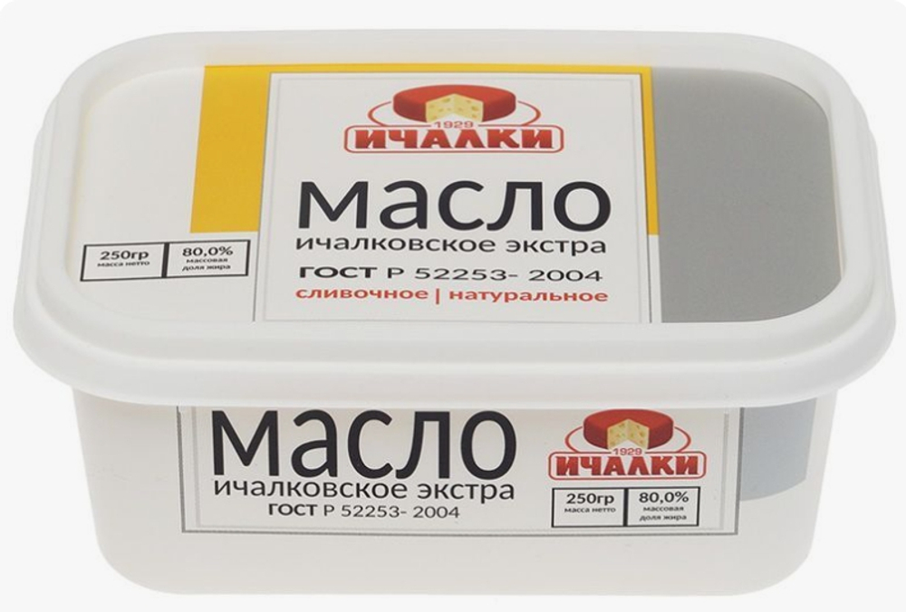 Масло Ичалковское Экстра, пластик, 0,25кг