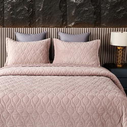 Покрывало 240x260 Sofi De MarkO Нобилис пепельно-розовое