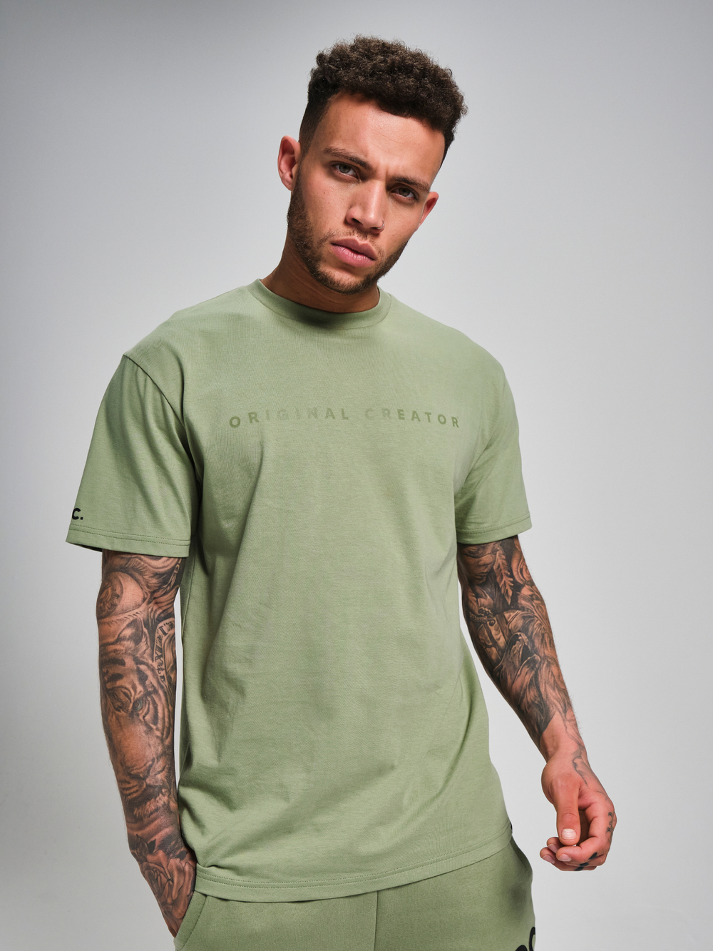 Футболка мужская ORIGINAL CREATOR OC. T-SHIRT, Светло-зеленый