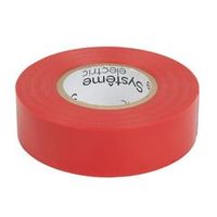 Изолента красная 19 мм 20 м Systeme Electric