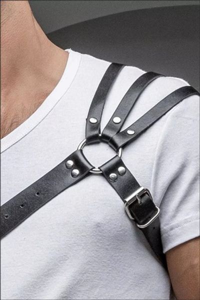 Портупея мужская Yanus Style кожа черный L/XL