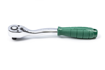 Трещотка 1/2" с быстрым сбросом и изогнутой рукояткой, 72 зуба, HANS, 4162GQ