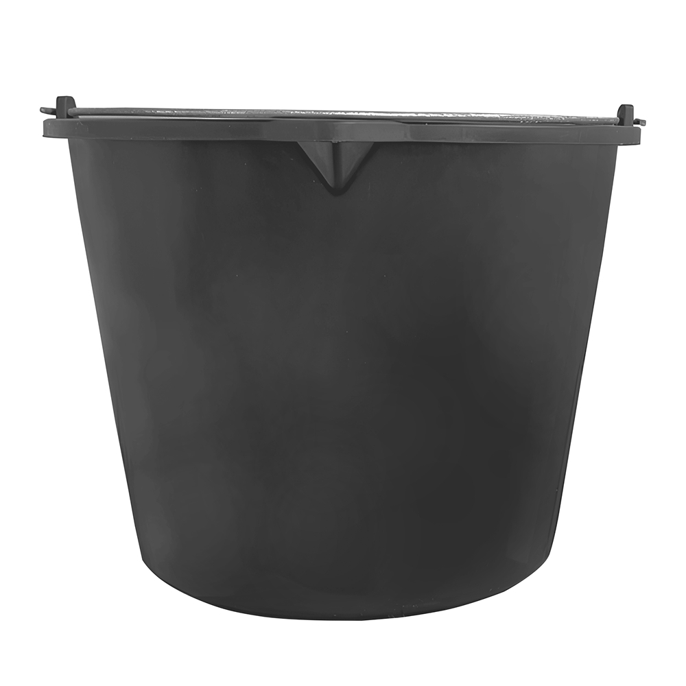 Ведро строит. пластик  ударопрочное 12л   со сливом, оц.ручка,  МОНТАЖНИК