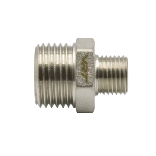 Ниппель переходной 1/2'' - 1/4'' нар/нар VRT® никель