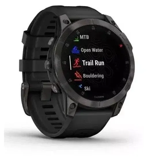 Умные часы Garmin EPIX (Gen 2) Sapphire титановый черный DLC