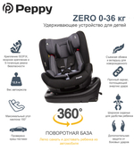 Автокресло Peppy Zero Isofix 0-36 с рождения до 12 лет