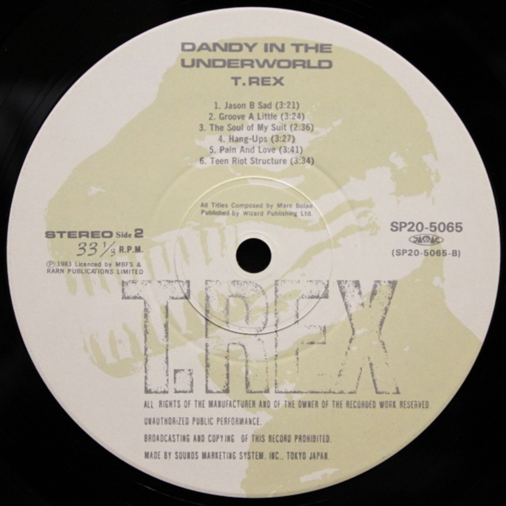 T. Rex / Dandy In The Underworld (LP)