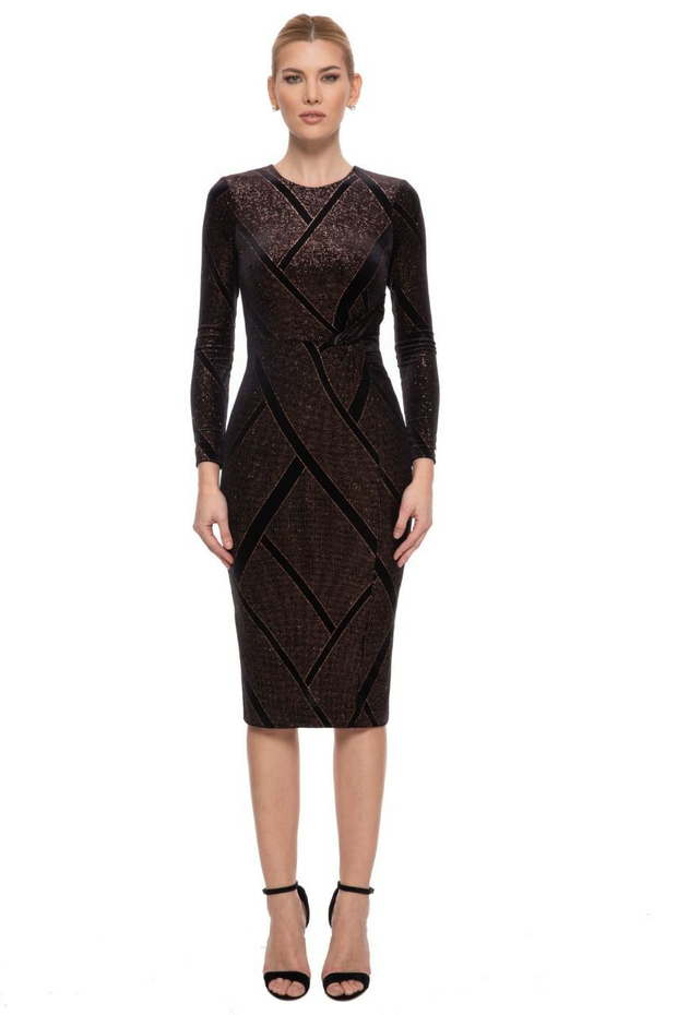 Платье вечернее блеск бронза