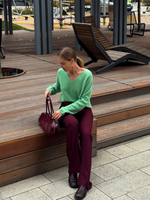 Брюки Элеганс винный