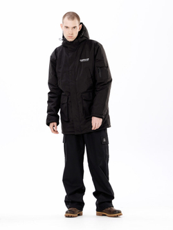 Куртка UNAFFECTED Down Hooded Parka Чёрный