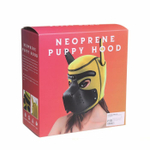 Красная неопреновая БДСМ-маска Puppy Play (Цвет: красный)