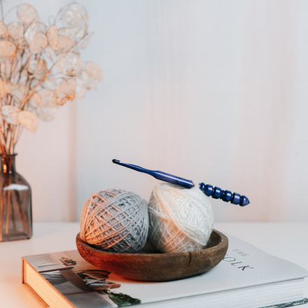 Деревянный крючок для вязания из древесины клена 6 мм. K343