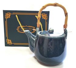 310501.1 Чайник "Синий лед" В ПОДАРОЧНОЙ КОРОБКЕ, 1000мл, 16*10*12, керамика