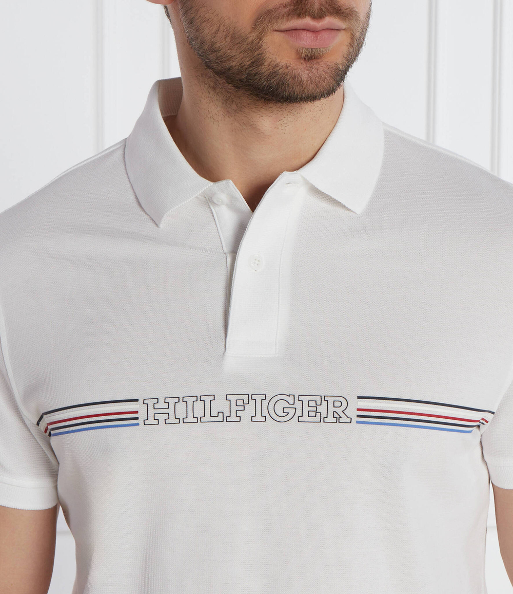 Поло Tommy Hilfiger - белый(MW0MW34769)