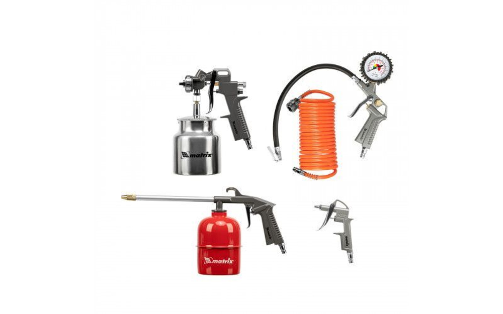 Набор пневмоинструмента MD-STARS 5 предметов W-2000A2-S 2.5