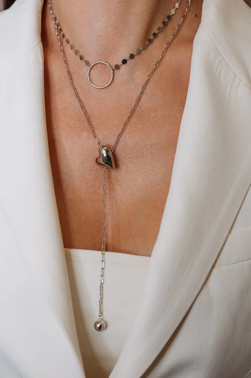 Колье - галстук "Сердце"