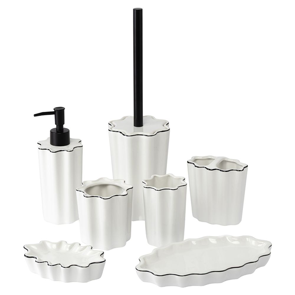 Мыльница Camellia, белая