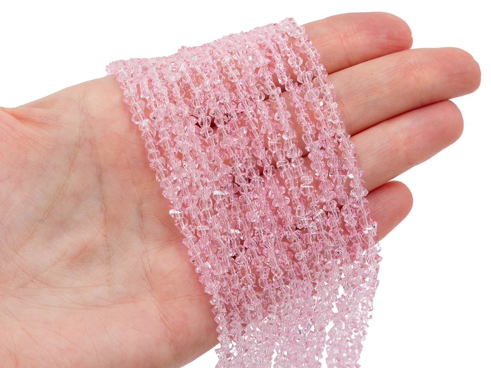 Нить бусин для украшений 4мм (ювелирное стекло)