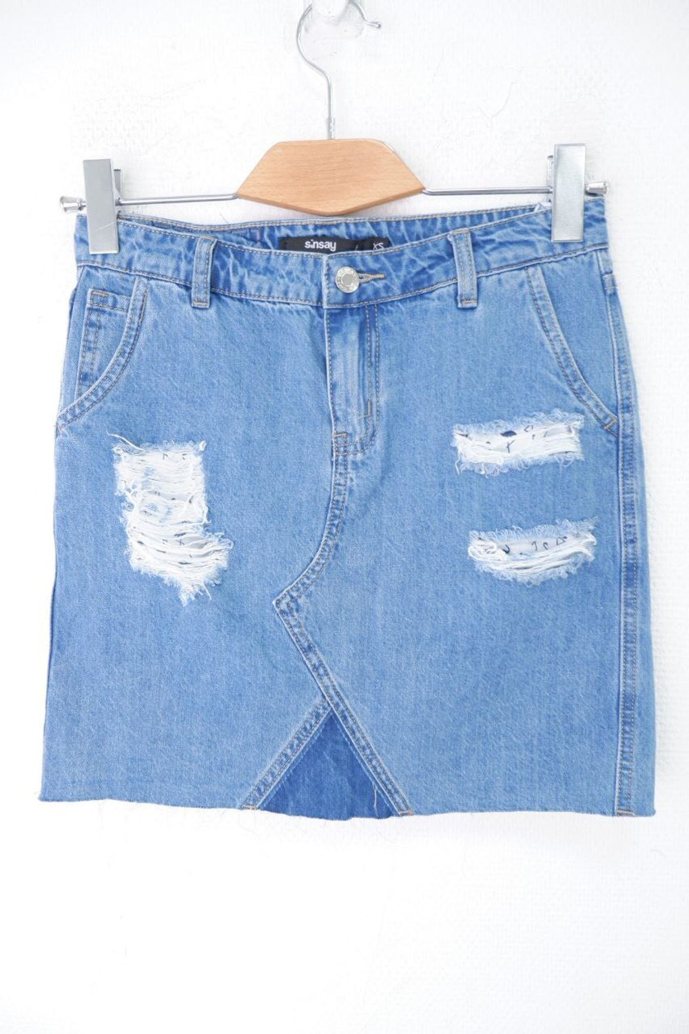 Юбка Sinsay джинсовая синяя 42 размер