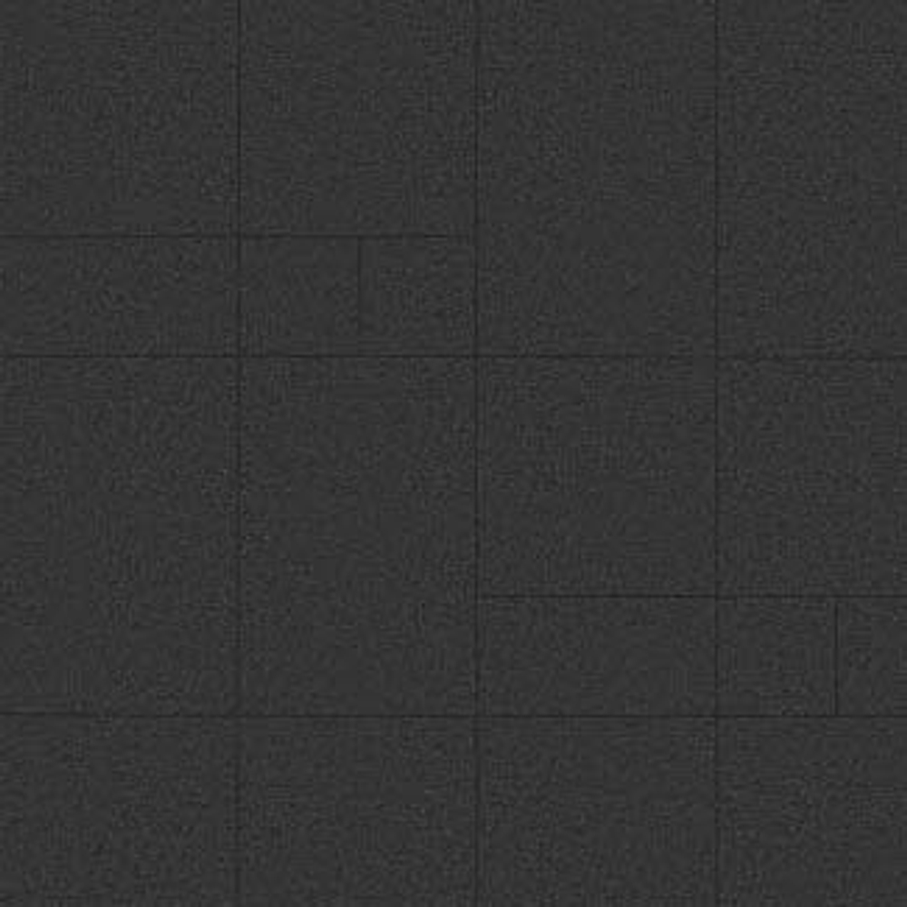 Тротуарная плитка ГРАНДО - Стандарт Черный, комплект из 4 видов плит