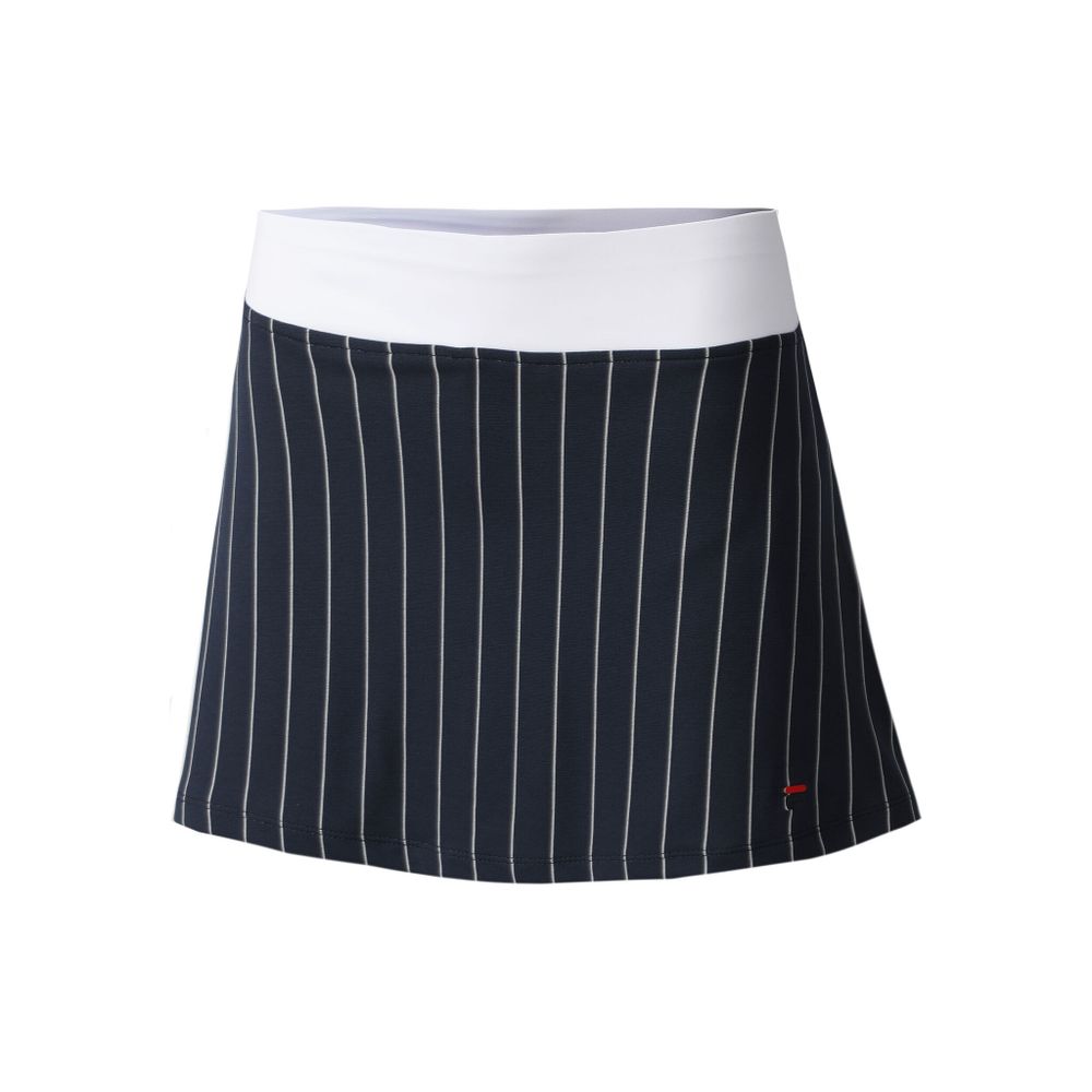 Женская теннисная юбка Fila Anna Skirt Women - Dark Blue, White