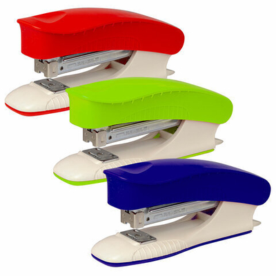 Степлер №24/6, 26/6 BRAUBERG «METROPOLIS», до 30 листов, ассорти.