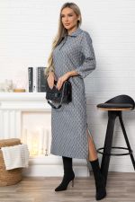 Платье Лоуренс НЬЮ (темно-серое) П14877-18М LT Collection