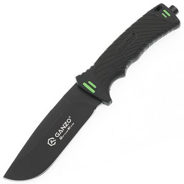 Складной нож Ganzo G8012 черный, G8012-BK c клинком из стали 7Cr17MoV, рукоять ABS-пластик
