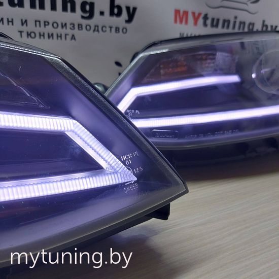 Передняя оптика BLACK для VW JETTA VI 1.11-18