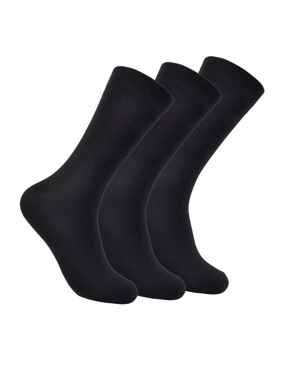 Носки высокие мужские, набор 3 пары,черный