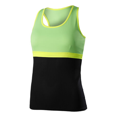 Женская теннисная майка BB by Belen Berbel Morgan Tank Top Women - Black, Neon Green