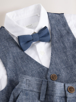 Комплект из четырех предметов для мальчика Next AG8-617, Белый, Синий