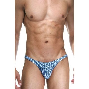 Трусы мужские слипы синие с принтом DARKZONE DZN6428