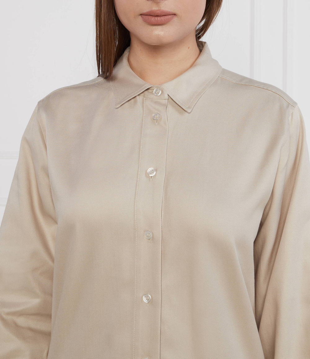 Платье GLOBAL STP SHORT LS Tommy Hilfiger - бежевый(WW0WW39029)