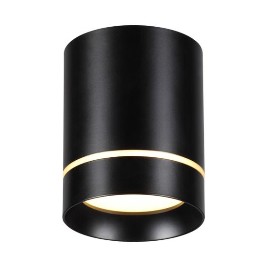 357685 OVER NT18 396 черный Накладной светильник IP20 LED 3000K 9W 160-265V ARUM