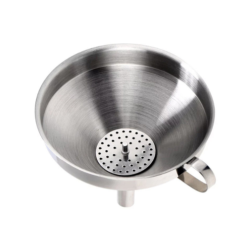 Воронка с фильтром 11 см. нержавеющая сталь 304