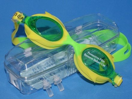 Очки для плавания BL-26  (Жёлто-зелёные - З)