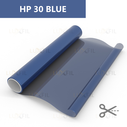 Пленка солнцезащитная тонировочная HP BLUE 30 LUXFIL, на отрез (ширина рулона 1,524 м.)