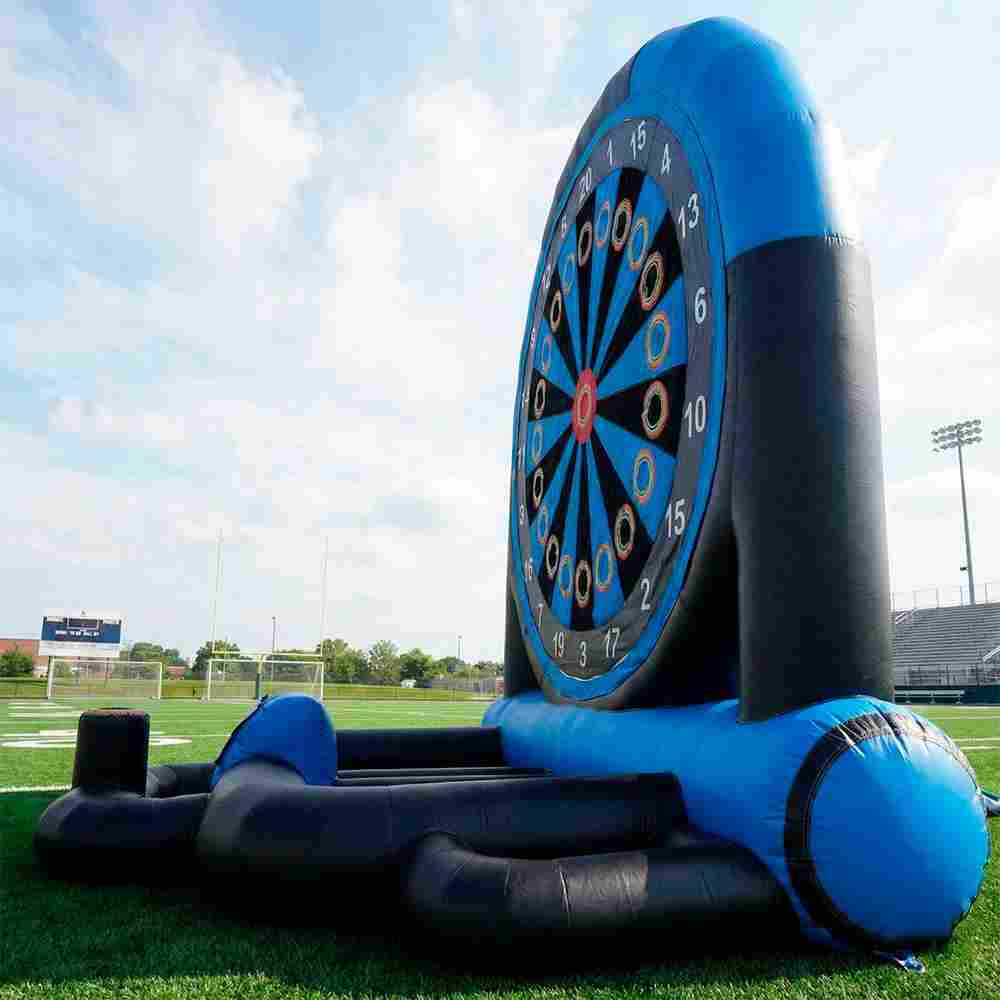 Надувной дартс «Высшая лига» на подкачке, диаметр 4 м, размер 4×3×4,5 м