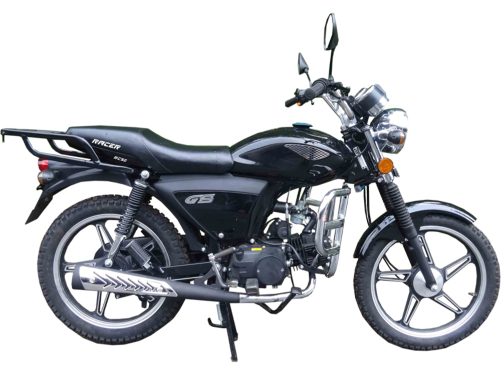 Мопед Racer RC50 Alpha + ЦПГ 125 (черный) (Россия)