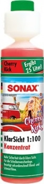 Sonax 0,25л (Чистый обзор стеклоомыватель Вишневый удар концентрат )
