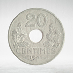France, 20 Centimes 1941 - Vichy French State, F