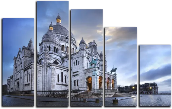 Модульная картина "Католический храм"