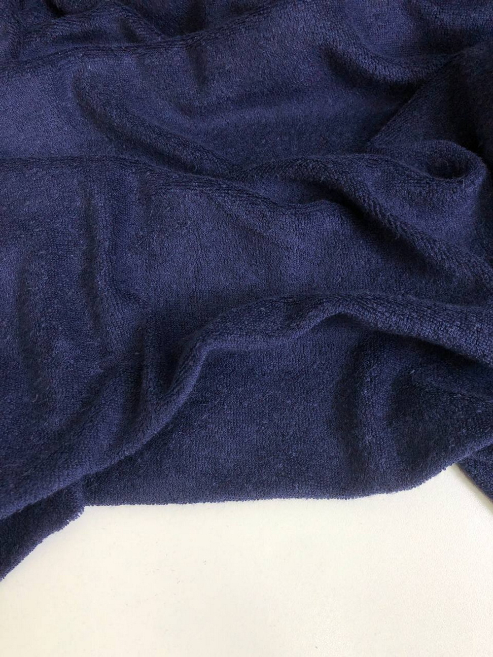 Трикотаж хлопок, синий махра, хб/пэ VT