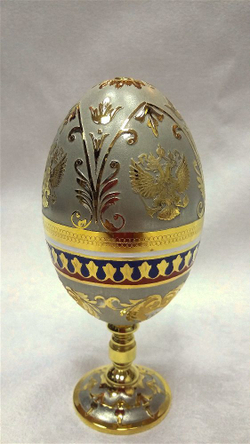 Яйцо-рюмка "Герб России"