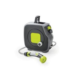 Катушка для шланга GF GF80285628 AQUABAG STYLE механическая в комплекте со шлангом 9 мм 11,5 м | Аксессуары для полива Green Apple