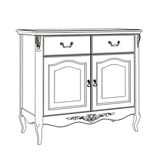 126. Комоды распашные