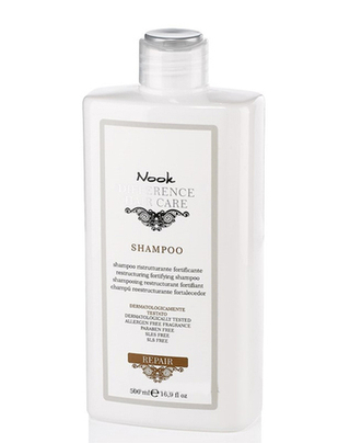 Nook  Восстанавливающий укрепляющий шампунь для сухих и поврежденных волос Ph 5,5 -Repair Shampoo,  500 мл