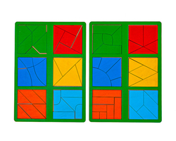 Сложи квадрат Никитина 3 уровень (мини)